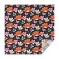 thumbnail image 1 of Floral Square Tablecloth 52x52in(132x132cm) – Waterproof Polyester Printed Table Cover, Wrinkle Resistant & Washable for Kitchen Dining Picnic Party Decor, Thanksgiving,Christmas, Spring,Flower, 1 of 6