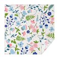 thumbnail image 1 of 52x52 Inch Waterproof Square Tablecloth, Thickened Polyester Table Cover for Dining & Parties, Floral Print, 1 of 6