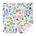 thumbnail image 1 of 52x52 Inch Waterproof Square Tablecloth, Thickened Polyester Table Cover for Dining & Parties, Floral Print, 1 of 6
