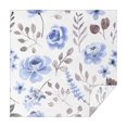 thumbnail image 1 of 52x52 Inch Waterproof Square Tablecloth, Thickened Polyester Table Cover for Dining & Parties, Floral Print, 1 of 6