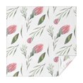 thumbnail image 1 of 52x52 Inch Waterproof Square Tablecloth, Thickened Polyester Table Cover for Dining & Parties, Floral Print, 1 of 6