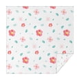 thumbnail image 1 of 52x52 Inch Waterproof Square Tablecloth, Thickened Polyester Table Cover for Dining & Parties, Floral Print, 1 of 6