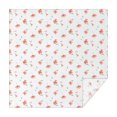 thumbnail image 1 of 60x60 Inch Waterproof Square Tablecloth, Thickened Polyester Table Cover for Dining & Parties, Floral Print, 1 of 6
