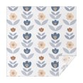 thumbnail image 1 of 60x60 Inch Waterproof Square Tablecloth, Thickened Polyester Table Cover for Dining & Parties, Floral Print, 1 of 6