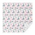 thumbnail image 1 of 60x60 Inch Waterproof Square Tablecloth, Thickened Polyester Table Cover for Dining & Parties, Floral Print, 1 of 6