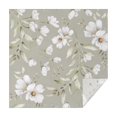 thumbnail image 1 of Floral 60" Square Waterproof Tablecloth, Floral Print Polyester Table Cover, 1 of 6