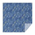 thumbnail image 1 of 60x60 Inch Waterproof Square Tablecloth, Thickened Polyester Table Cover for Dining & Parties, Floral Print, 1 of 6