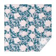 thumbnail image 1 of 60x60 Inch Waterproof Square Tablecloth, Thickened Polyester Table Cover for Dining & Parties, Floral Print, 1 of 6