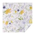 thumbnail image 1 of 60x60 Inch Waterproof Square Tablecloth, Thickened Polyester Table Cover for Dining & Parties, Floral Print, 1 of 6