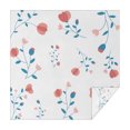 thumbnail image 1 of Floral Square Tablecloth 60x60in(152x152cm) – Waterproof Polyester Printed Table Cover, Wrinkle Resistant & Washable for Kitchen Dining Picnic Party Decor, Thanksgiving,Christmas, Spring,Flower, 1 of 6