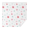 thumbnail image 1 of Floral Square Tablecloth 60x60in(152x152cm) – Waterproof Polyester Printed Table Cover, Wrinkle Resistant & Washable for Kitchen Dining Picnic Party Decor, Thanksgiving,Christmas, Spring,Flower, 1 of 6
