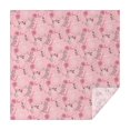 thumbnail image 1 of 60x60 Inch Waterproof Square Tablecloth, Thickened Polyester Table Cover for Dining & Parties, Floral Print, 1 of 6