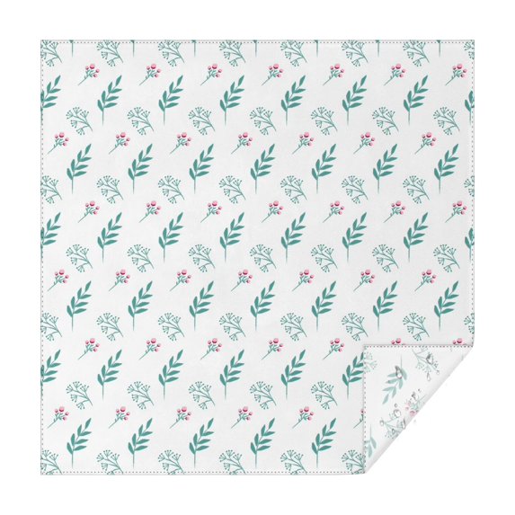 Floral Square Tablecloth 60x60in(152x152cm) – Waterproof Polyester Printed Table Cover, Wrinkle Resistant & Washable for Kitchen Dining Picnic Party Decor, Thanksgiving,Christmas, Spring,Flower
