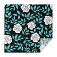 thumbnail image 1 of Floral Square Tablecloth 60x60in(152x152cm) – Waterproof Polyester Printed Table Cover, Wrinkle Resistant & Washable for Kitchen Dining Picnic Party Decor, Thanksgiving,Christmas, Spring,Flower, 1 of 6