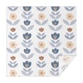 thumbnail image 1 of 60x60 Inch Waterproof Square Tablecloth, Thickened Polyester Table Cover for Dining & Parties, Floral Print, 1 of 6