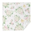 thumbnail image 1 of 60x60 Inch Waterproof Square Tablecloth, Thickened Polyester Table Cover for Dining & Parties, Floral Print, 1 of 6