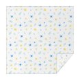 thumbnail image 1 of Floral 60" Square Waterproof Tablecloth, Floral Print Polyester Table Cover, 1 of 6