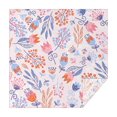 thumbnail image 1 of Floral 60" Square Waterproof Tablecloth, Floral Print Polyester Table Cover, 1 of 6