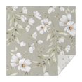 thumbnail image 1 of Floral 60" Square Waterproof Tablecloth, Floral Print Polyester Table Cover, 1 of 6