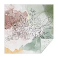 thumbnail image 1 of Floral Square Tablecloth 60x60in-Waterproof Polyester Printed Table Cover, Wrinkle Resistant & Washable for Kitchen Dining Picnic Party Decor, Buffet Table, Holiday Party, Dinner, Wedding , Flowers, 1 of 6
