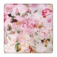 thumbnail image 1 of Floral Square Tablecloth with Elastic Edge, Premium Polyester with Water-Repellent Coating Suitable for 36x36 Inch Square Tables, Protects Tables from Spills and Stains, 1 of 5