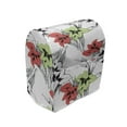 thumbnail image 1 of Floral Stand Mixer Cover, Tropical and Blooming Elements with Sketchy Leaves Drawn by Hand, Kitchen Appliance Organizer Bag Cover with Pockets, 5 Quarts, Dark Coral Multicolor, by Ambesonne, 1 of 4