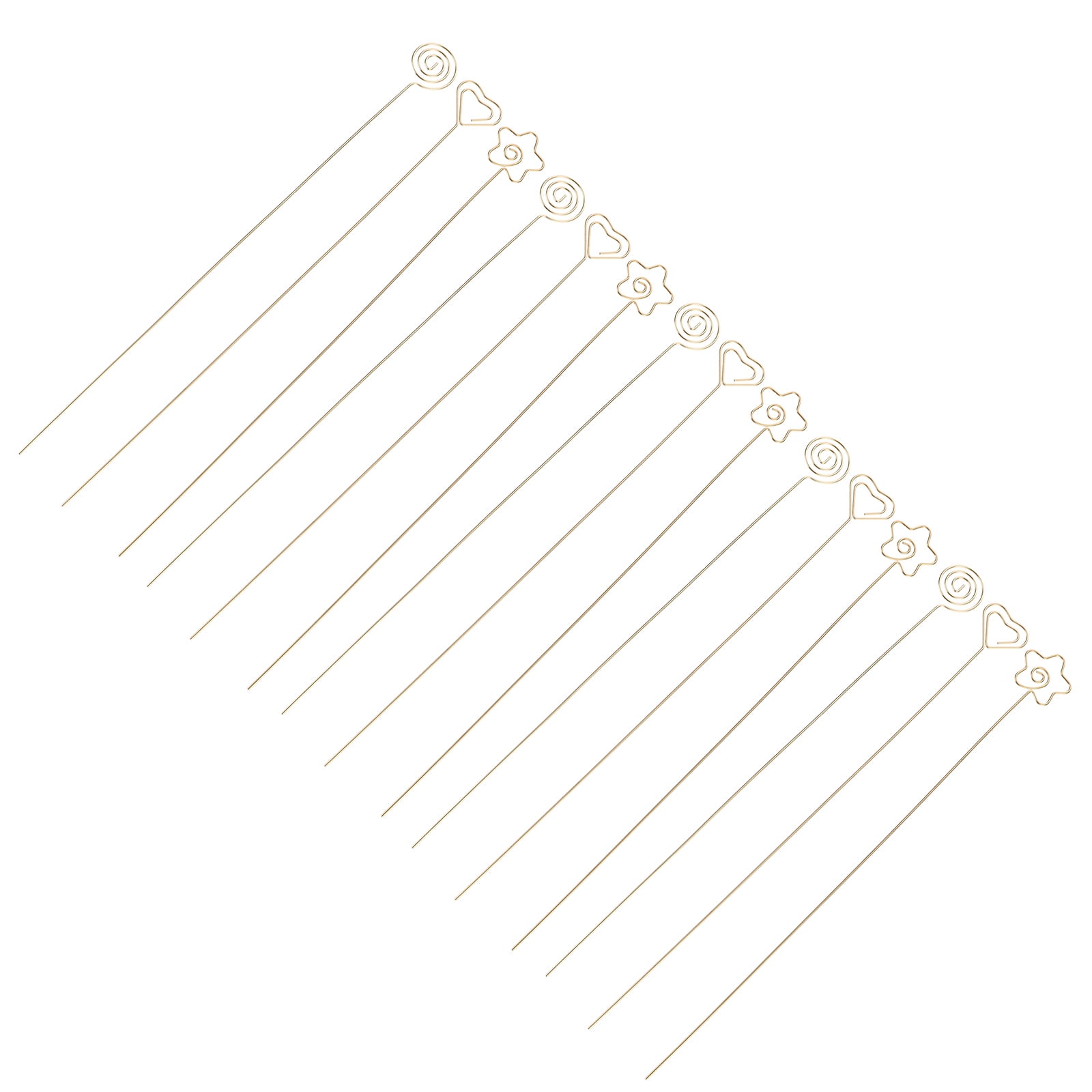 Floral Steel Picks 30pcs Steel Wire Memo Floral Pick Clips Bouquet