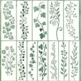 thumbnail image 1 of Floral Stencils for Painting, Reusable Garden Fence Template Set for DIY Wall Art, Decorative Patterns for Wood and Home Craft Projects(N4), 1 of 7
