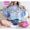 thumbnail image 1 of Floral Stethoscope Bow Sweatshirt, Cute Nurse Sweater, Trendy Women's Crewneck, Nurse Appreciation, for Doctor, for Her All Size S-5Xl, 1 of 5