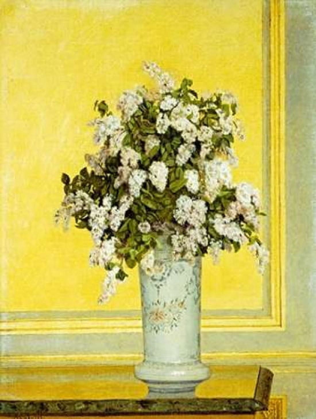 Floral Still Life Canvas Art - Auguste Hector Cabuzel (22 x 28)