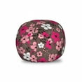 thumbnail image 1 of Floral Storage Toy Bag Chair, Continuous Wild Flowers Vintage Style Autumn Blush Tones Pattern, Stuffed Animal Organizer Washable Bag, Small Size, Dark Warm Taupe and Hot Pink, by Ambesonne, 1 of 3