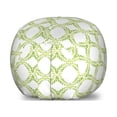 thumbnail image 1 of Floral Storage Toy Bag Chair, Interpretations of Undivided Laurel Wreath in Watercolor Style, Stuffed Animal Organizer Washable Bag, Small Size, Lime Green Yellow Green, by Ambesonne, 1 of 3