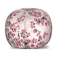 thumbnail image 1 of Floral Storage Toy Bag Chair, Nature Inspired Blush Flowers on Tree Branches Romantic Season Art Design, Stuffed Animal Organizer Washable Bag, Small Size, Rose Ruby Black, by Ambesonne, 1 of 3