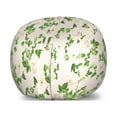 thumbnail image 1 of Floral Storage Toy Bag Chair, Repeating Pastel Rose Flowers Naive Simple Illustration, Stuffed Animal Organizer Washable Bag, Large Size, Fern Green Ivory, by Ambesonne, 1 of 3
