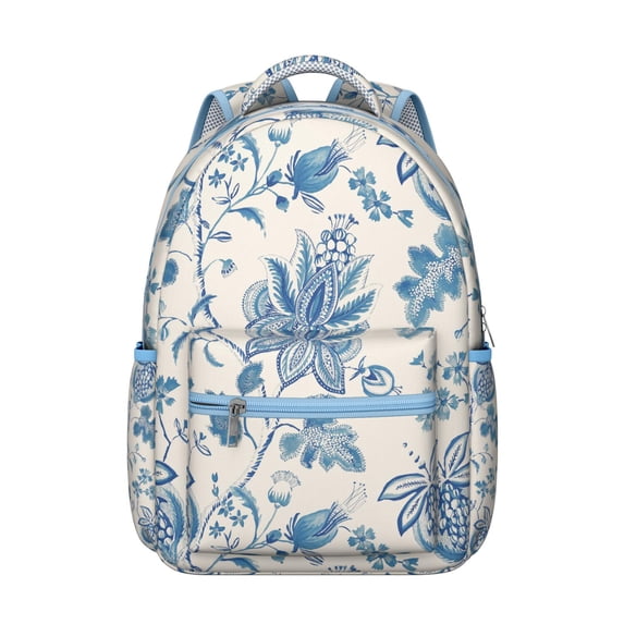 "Floral Sunflower Backpack for Work & Travel - Wildflower Print College Backpack, Durable & Lightweight, Fits 15” Laptop, Trendy Design"