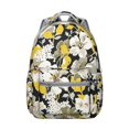 thumbnail image 1 of "Floral Sunflower Backpack with Wildflower Accents - Stylish College Bookbag, Large Capacity School Backpack with Laptop Sleeve and Padded Straps", 1 of 6