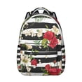 thumbnail image 1 of "Floral Sunflower Print Backpack - Durable School Backpack for Women, Lightweight & Water-Resistant, Spacious for Work, Commuting & Campus Life", 1 of 6