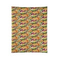 thumbnail image 1 of Floral Sunset Comforter | Vibrant Flower Print Bedding for Cozy Home Decor, 1 of 4