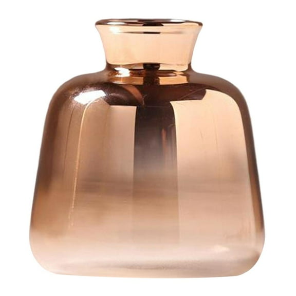 Floral Supply Garden Vase - Decorative Glass Flower Vase for Floral Arrangements, Weddings, Home Decor or Office - 9x9cm Mouth