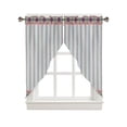 thumbnail image 1 of Floral Swag Valance Curtains Rod Pocket Kitchen Curtains Scalloped Window Treatment Valances Swag Curtains For Living Room 1 Pair 28" W X 36" L, 1 of 7