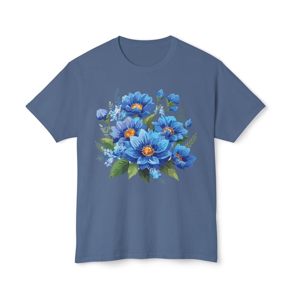 Floral T-Shirt, Vintage Flowers Tee, Floral Tees, Floral Art Design Shirt, Tee Shirt with Floral Art 17
