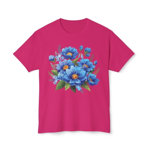 Floral T-Shirt, Vintage Flowers Tee, Floral Tees, Floral Art Design Shirt, Tee Shirt with Floral Art 17