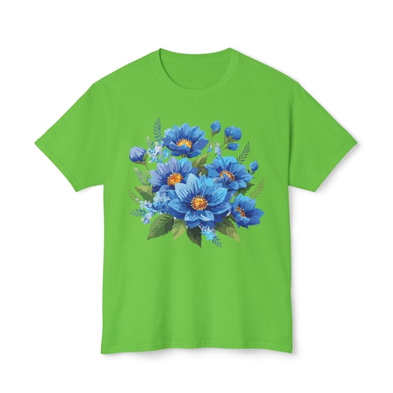 Floral T-Shirt, Vintage Flowers Tee, Floral Tees, Floral Art Design Shirt, Tee Shirt with Floral Art 17