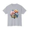thumbnail image 1 of Floral T-Shirt, Vintage Flowers Tee, Floral Tees, Floral Art Design Shirt, Tee Shirt with Floral Art 2, 1 of 38