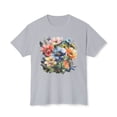 thumbnail image 1 of Floral T-Shirt, Vintage Flowers Tee, Floral Tees, Floral Art Design Shirt, Tee Shirt with Floral Art 3, 1 of 38