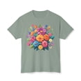 thumbnail image 1 of Floral T-Shirt, Vintage Flowers Tee, Floral Tees, Floral Art Design Shirt, Tee Shirt with Floral Art 9, 1 of 39