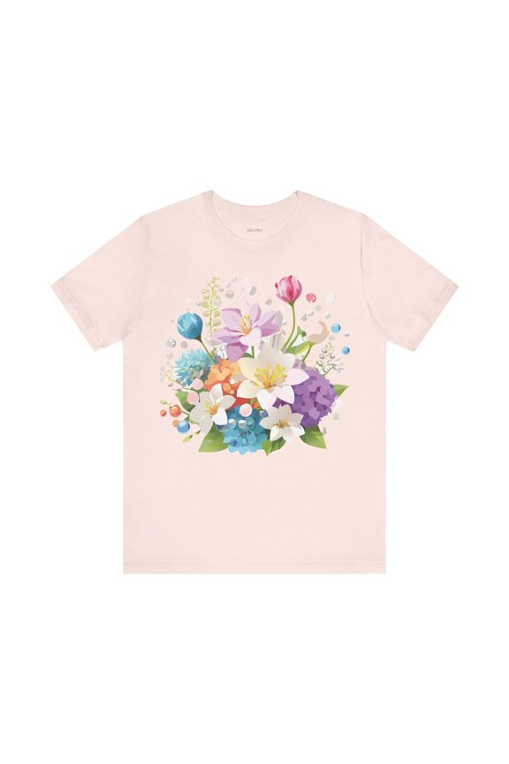 Floral Graphic Unisex 100 Cotton Vintage Artwork Short Sleeve Jersey 14