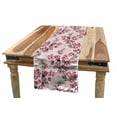 thumbnail image 1 of Floral Table Runner, Nature Inspired Blush Hazy Flowers on Tree Branches Romantic Season Art Design, Dining Room Kitchen Rectangular Runner, 3 Sizes, by Ambesonne, 1 of 2