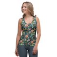 thumbnail image 1 of Floral  Tank Top , Tank Top wth Floral Print , Tank Top with Flowers 65, 1 of 5