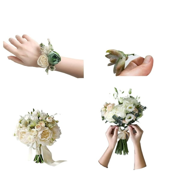 Floral Tape and Floral Wire Arrangement Tools Kit, Green Floral Tape with 100 Pcs Boutonniere Pins for Fresh Flowers, Wire Cutter for Bouquet Stem Wrap Florist, Wreath Making Supplies